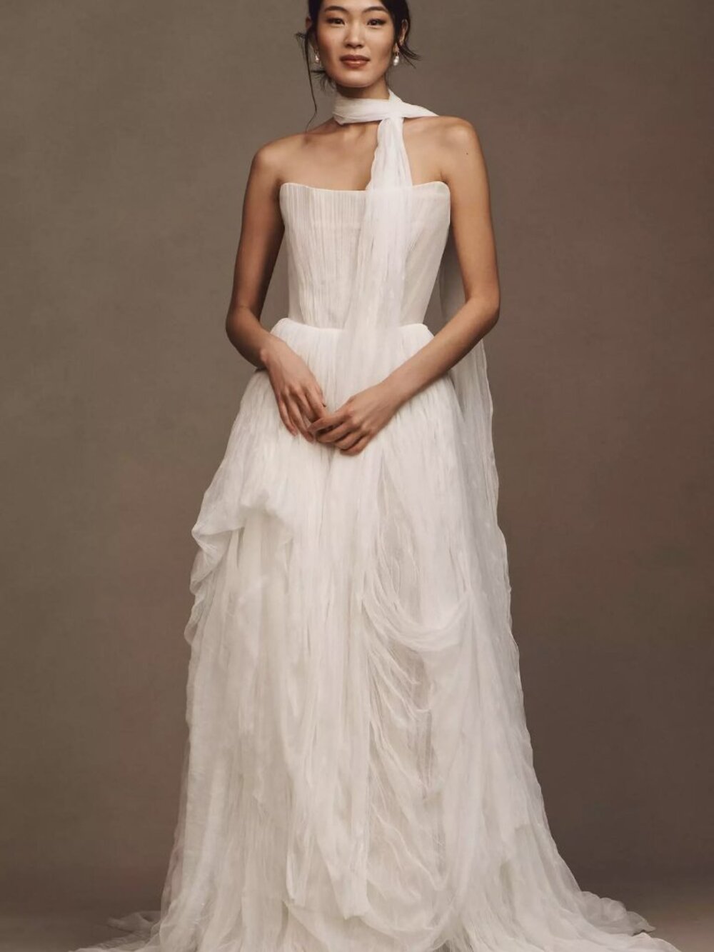 Watters Reko Wedding Gown Size 4 Anthropologie